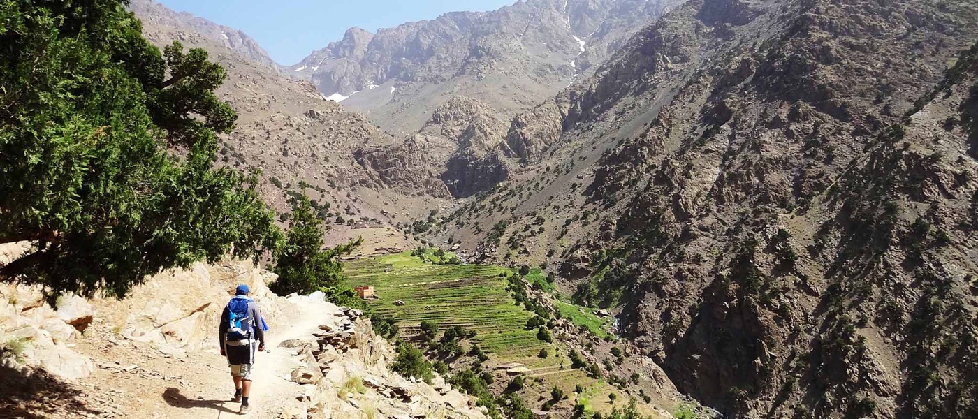 Trekking en las montañas del Atlas